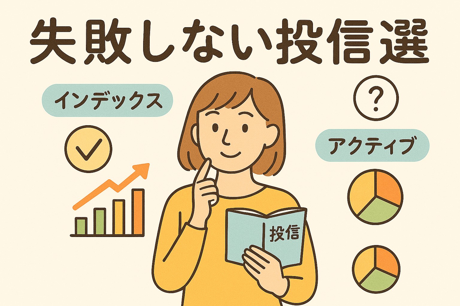 NISAで資産づくり（全12回）　第4回：失敗しない『投資信託』選びの3条件